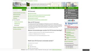 
                            10. KV-Connect - Online-Angebote - Kassenärztliche Vereinigung Sachsen