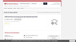 
                            6. KVB Krankenversorgung der Bundesbahnbeamten in Rosenheim ...