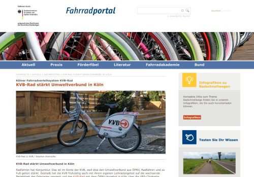 
                            10. KVB-Rad stärkt Umweltverbund in Köln | Fahrradportal
