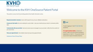 
                            6. KVH OneSource Patient Portal - Kittitas Valley Healthcare