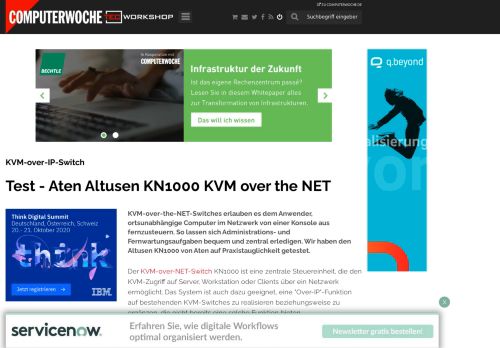 
                            7. KVM-over-IP-Switch: Test - Aten Altusen KN1000 KVM over the NET ...