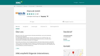 
                            10. KVpro.de GmbH als Arbeitgeber | XING Unternehmen