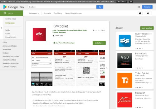 
                            9. KVV.ticket – Apps bei Google Play