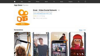
                            7. Kwai - Video Social Network on the App Store - iTunes - Apple