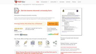 
                            12. Kwame Nkrumah University Zambia Online Registration - Fill Online ...