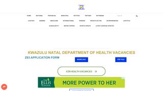 
                            2. KwaZulu Natal Department of Health Vacancies - WWW.GOVPAGE ...