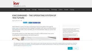 
                            12. KWCommand – The Operating System of the Future - KW ...