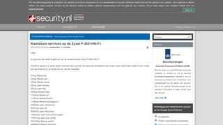 
                            12. Kwetsbare services op de Zyxel P-2601HN-F1 - Security.NL
