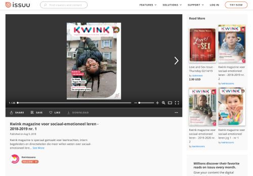
                            8. Kwink magazine voor sociaal-emotioneel leren - 2018-2019 nr. 1 by ...