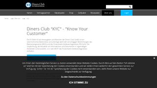
                            7. KYC - Diners Club