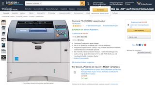 
                            7. Kyocera FS-3920DN Laserdrucker: Amazon.de: Computer & Zubehör