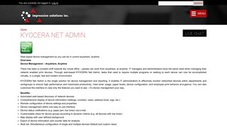 
                            12. KYOCERA Net Admin | Impression Solutions, Inc.