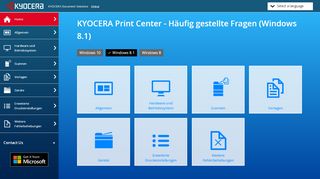 
                            10. KYOCERA Print Center - Häufig gestellte Fragen (Windows 8.1 ...