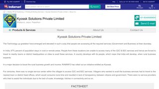 
                            10. Kyossk Solutions Private Limited - Service Provider from Khatipura ...