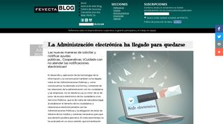 
                            7. La Administración electrónica ha llegado para quedarse