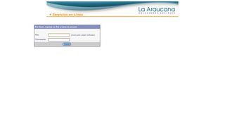 
                            8. La Araucana C.C.A.F. - Servicios en Línea