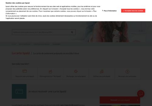 
                            7. La carte bpaid | bpost