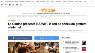 
                            11. La Ciudad presentó BA WiFi, la red de conexión gratuita a internet ...