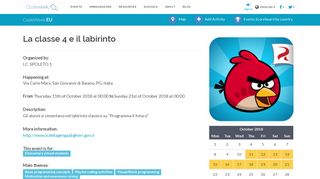 
                            9. La classe 4 e il labirinto - Europe Code Week