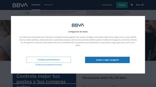 
                            12. La cuenta joven de BBVA: Cuenta Blue Online - BBVA.es