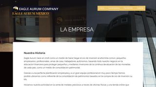 
                            5. La empresa – EAGLE AURUM MEXICO