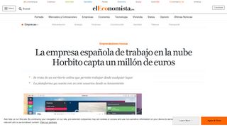 
                            9. La empresa española de trabajo en la nube Horbito capta un millón ...