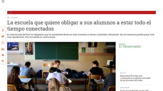 
                            13. La escuela que quiere obligar a sus alumnos a estar todo el tiempo ...