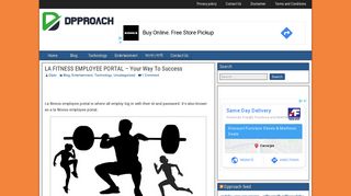 
                            6. LA FITNESS EMPLOYEE PORTAL - Your Way To Success - Dpproach