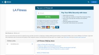 
                            4. LA Fitness: Login, Bill Pay, Customer Service and Care Sign-In - Doxo