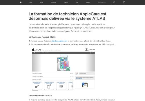 
                            11. La formation de technicien AppleCare est désormais ... - Apple Support