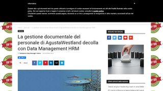 
                            10. La gestione documentale del personale di AgustaWestland decolla ...