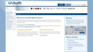 
                            8. LA Health Medical Scheme: Home
