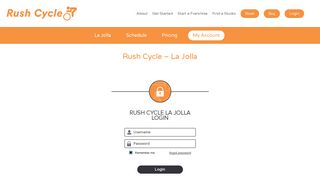 
                            5. La Jolla Account - Rush Cycle Studio - The Rush Cycle