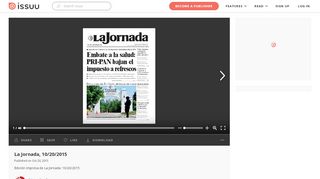 
                            12. La Jornada, 10/20/2015 by La Jornada: DEMOS Desarrollo de ...