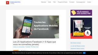 
                            13. La Liste des 25 Applications Facebook (+ 9 Apps Enterrées)