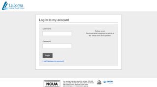 
                            3. La Loma Federal Credit Union | Login