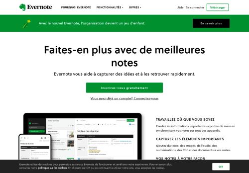 
                            4. La meilleure application de prise de notes | Organisez vos ... - Evernote