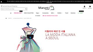 
                            11. La Moda Italiana SEOUL - South KOREA 2019 - Pelletteria Marant