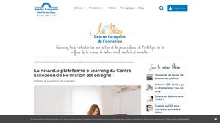 
                            3. La nouvelle plateforme e-learning du CEF est en ligne !