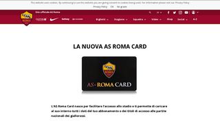 
                            10. La nuova AS Roma Card