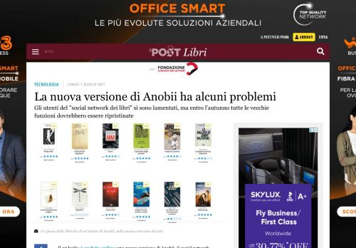 
                            7. La nuova versione di Anobii ha alcuni problemi - Il Post