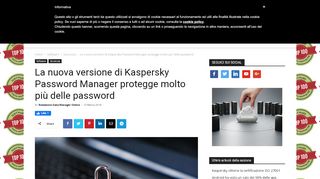 
                            2. La nuova versione di Kaspersky Password Manager protegge molto ...