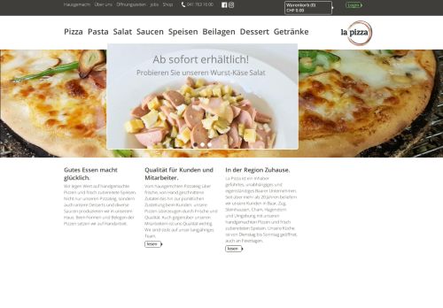 
                            2. La Pizza Baar: Pizzakurier Zug-Baar | Pizza online bestellen