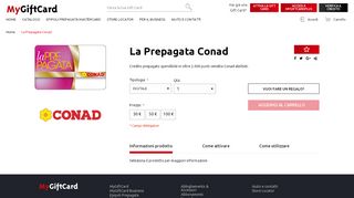
                            13. La Prepagata Conad - MyGiftCard
