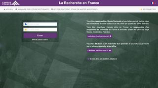 
                            11. La Recherche en France - Identification - Écoles Doctorales