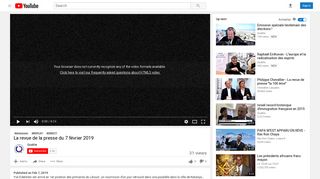 
                            6. La revue de la presse du 7 février 2019 - YouTube