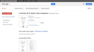 
                            10. La Riviera di S. Giulio, Orta e Gozzano: trattenimento storico - Google Books-Ergebnisseite