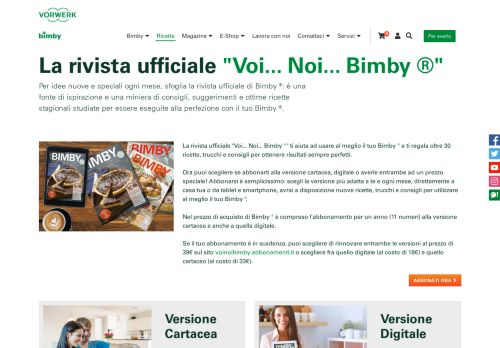 
                            3. La rivista - Bimby - Vorwerk