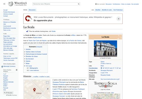 
                            12. La Scala — Wikipédia