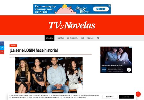 
                            9. ¡La serie LOGIN hace historia! - TVyNovelas México